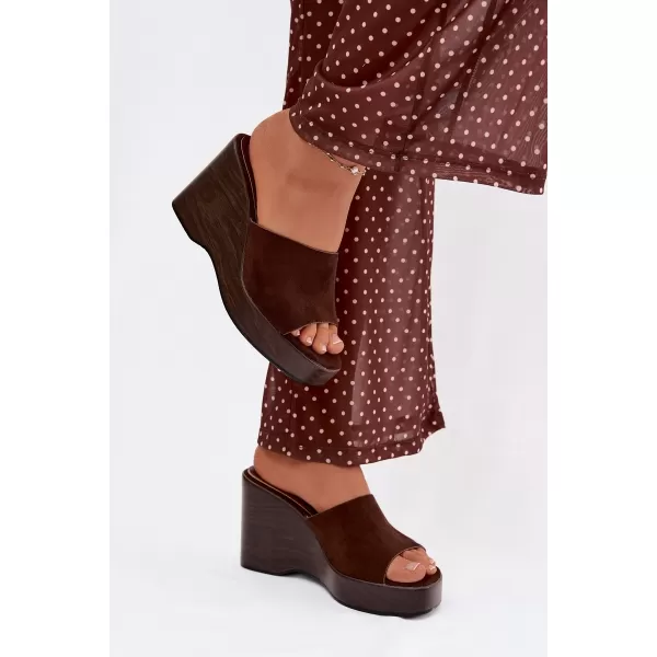  Dámske šľapky BOTO RAVELIA 41349 BROWN 