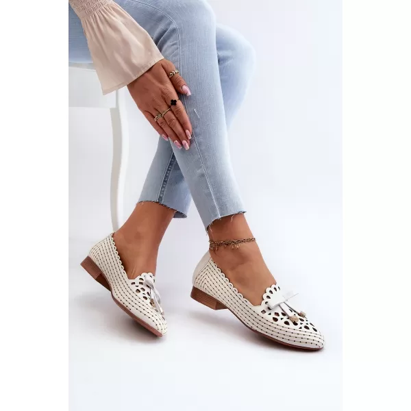  Dámske lodičky BOTO NESTAVIA 31464 WHITE 