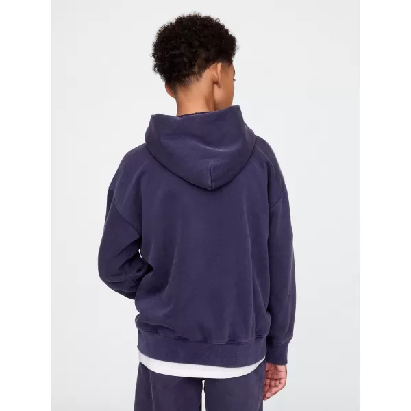  Detská mikina GAP LOGO PULLOVER HOODIE 782130-00 NAVY UNIFORM 