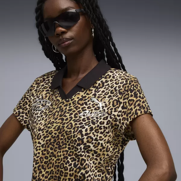  Dámske tričko PUMA X A$AP ROCKY BABY TEE 636099-05 TEPLÁ BÉŽOVÁ/AOP 