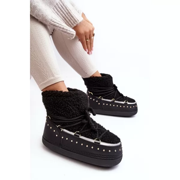  Dámske snehule BOTO ROHES 28131 BLACK 