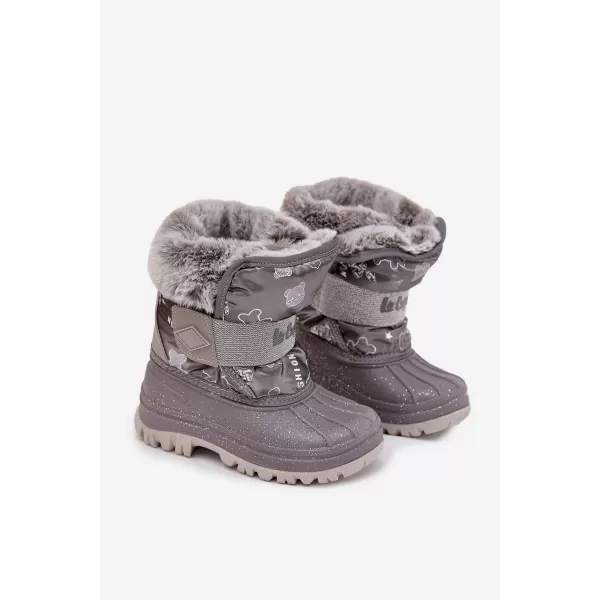  Detské zimné topánky LEE COOPER LCJ-25-10-3788 GREY 