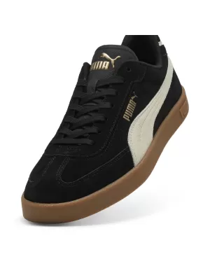 Čižmy PUMA CLUB II ERA SUEDE 400717_01 PUMA ČIERNA/ALPSKÝ SNEH/GUMA