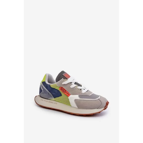  Pánske tenisky BIG STAR NN174344 GREY Big Star Shoes 