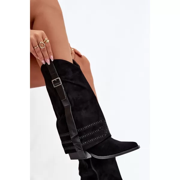  Dámske čižmy BOTO CAMILORA 40916 BLACK 