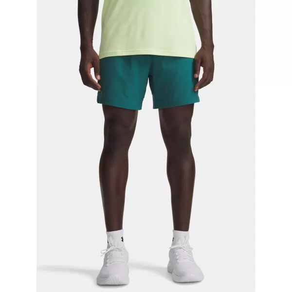 Pánske kraťasy UNDER ARMOUR VANISH WOVEN 6IN SHORTS 1373718-338 ZELENÁ 