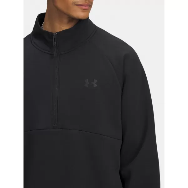  Pánska mikina UNDER ARMOUR UNSTOPPABLE FLC HALF ZIP 6003868-001 ČIERNA 