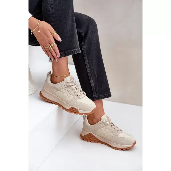  Dámske tenisky BIG STAR OO274A315 BEIGE Big Star Shoes 