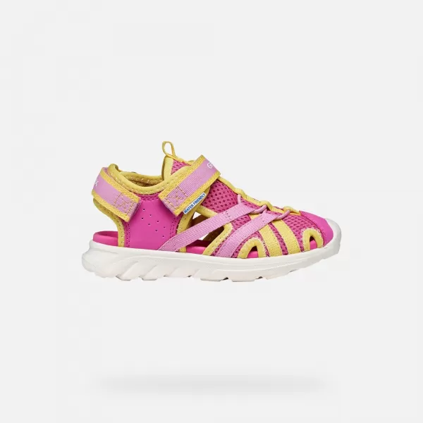  Dievčenské sandále GEOX SANDAL AIRADYUM J55MTB01454C8063 RUŽOVÁ 