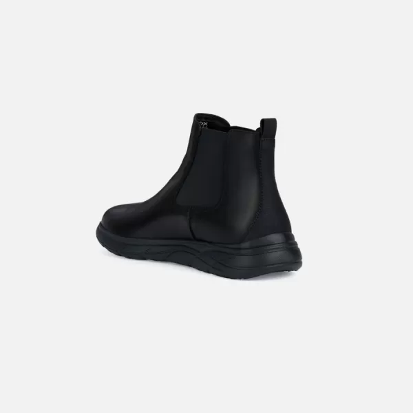  Pánske členkové čižmy GEOX PORTELLO G006545 ČIERNA 