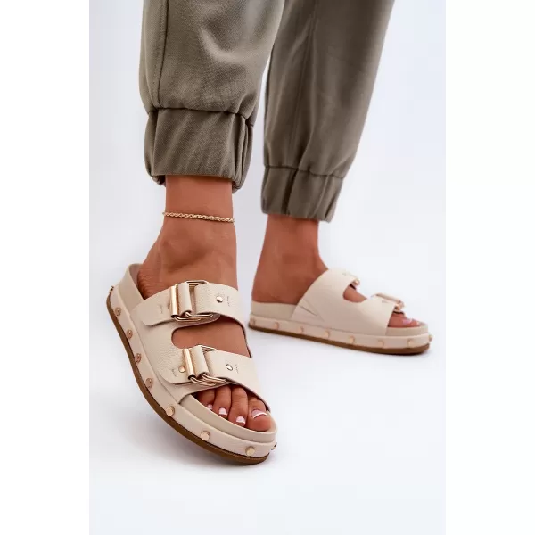  Dámske topánky BIG STAR NN274083 BEIGE Big Star Shoes 