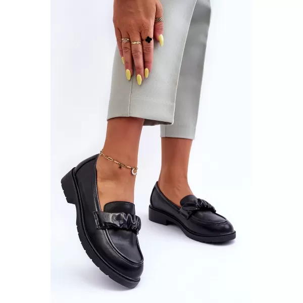  Dámske mokasíny S.BARSKI HY335 BLACK 