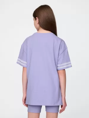 Detské tričko GAP TUNIC TEE 741015-00 WARM VIOLET