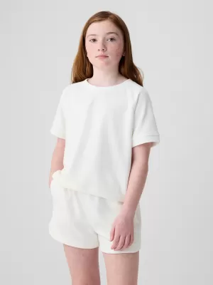 Detské tričko GAP RAGLAN PULLOVER 427789-03 NEW OFF WHITE