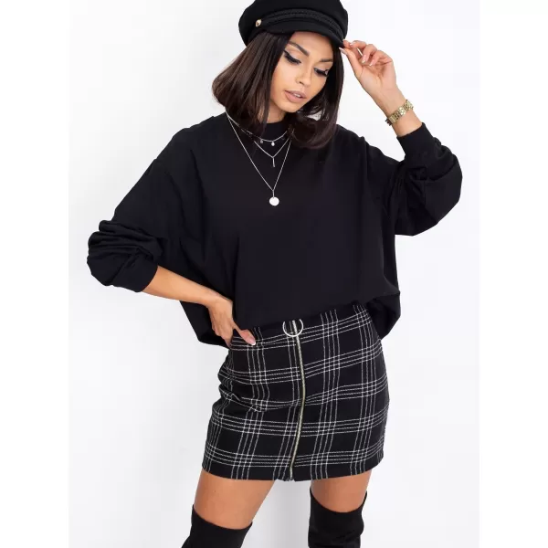  Dámska mikina BASIC FEEL GOOD RV-BL-5185.82P NOIRE 