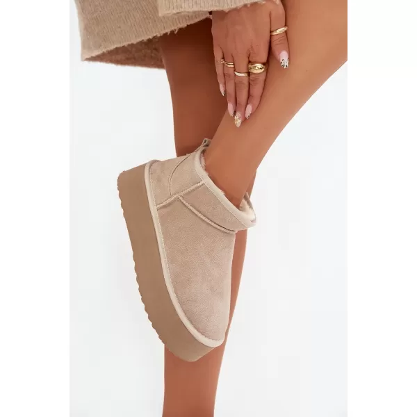  Dámske snehule BOTO MAIRENE 41122 BEIGE 