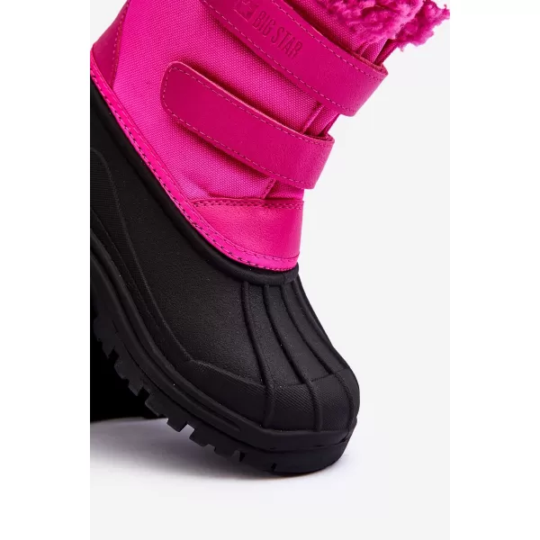  Detské zimné topánky BIG STAR MM374112 FUCHSIA/BLACK Big Star Shoes 