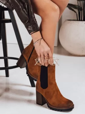 Dámske topánky DSTREET ZY1313 KARAMEL
