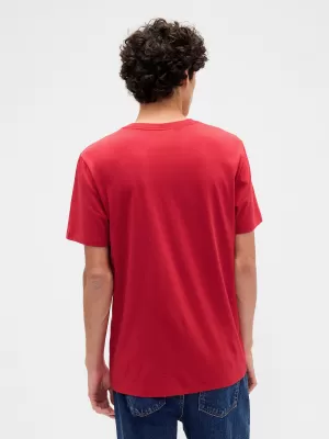 Pánske tričko GAP CLASSIC TEE 842063-65 MODERN RED