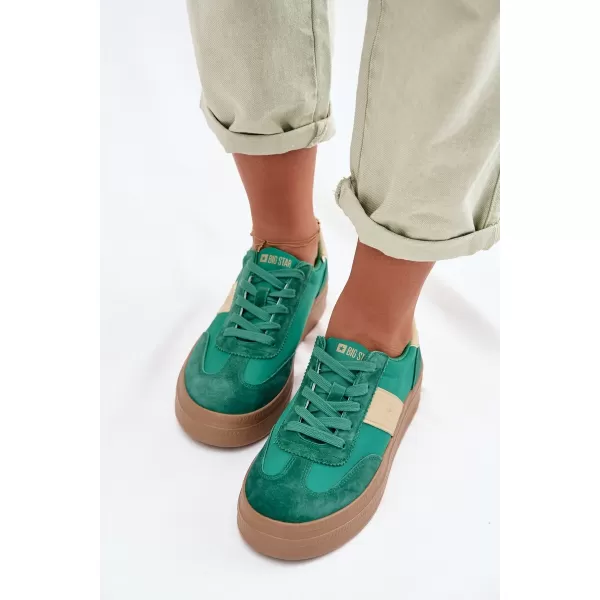  Dámske tenisky BIG STAR TT274163 GREEN Big Star Shoes 