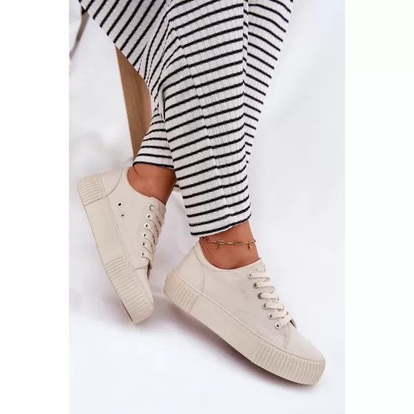  Dámske tenisky BIG STAR RR274407 BEIGE Big Star Shoes 