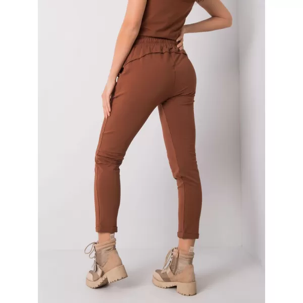  Dámske tepláky BASIC FEEL GOOD RV-DR-3589.07X DARK BROWN 