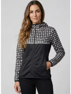 Dámska softshellová bunda premium ALTISPORT VOJ/ALW048JACK01 ČIERNOBIELA