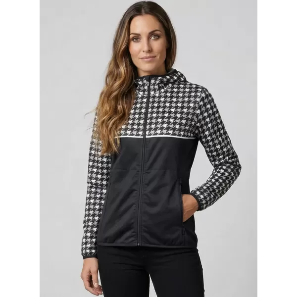  Dámska softshellová bunda premium ALTISPORT VOJ/ALW048JACK01 ČIERNOBIELA 