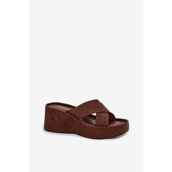  Dámske šľapky BOTO CALORINE 41357 BROWN 