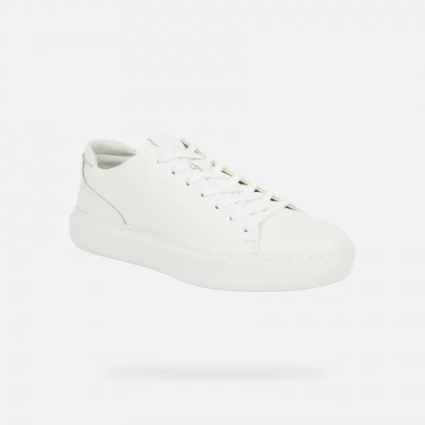  Pánske tenisky GEOX DEIVEN G014493 BIELA 