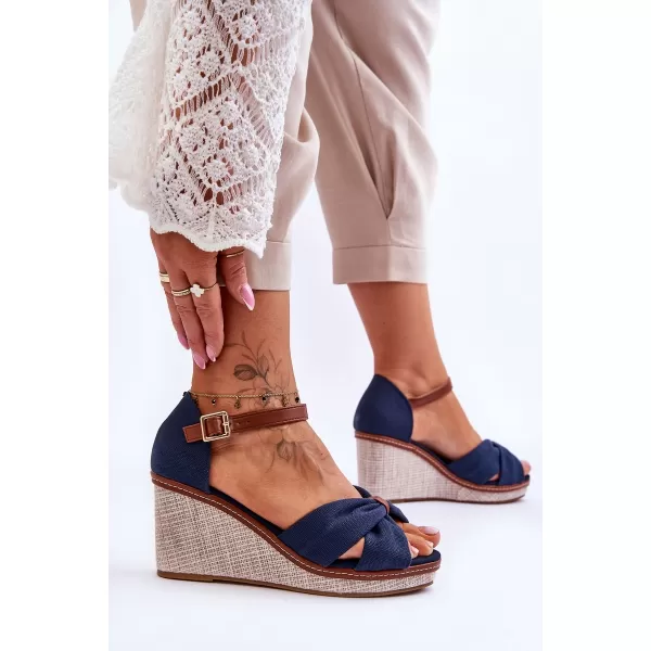  Dámske sandále BOTO DAPHNE 25416 NAVY 