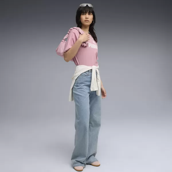  Dámske tričko PUMA ESS NO. 1 LOGO RELAXED TEE 684970-65 PRIPRAVENÁ RUŽOVÁ 