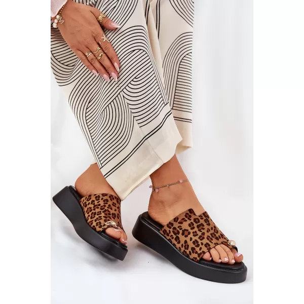  Dámske sandále BOTO SAQESSE 36267 LEOPARD 