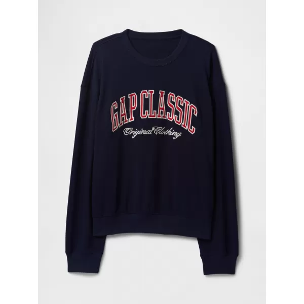  Pánska mikina GAP CLASSIC LOGO SWEATSHIRT 744748-01 NAVY UNIFORM 