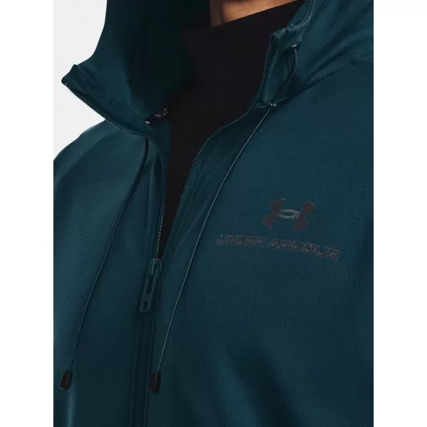  Pánska mikina UNDER ARMOUR RUSH ALL PURPOSE FZ HD MODRÁ 