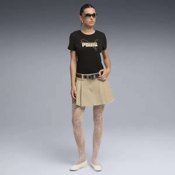  Dámske tričko PUMA ESS LOGO LAB TEE 691824_01 PUMA BLACK 