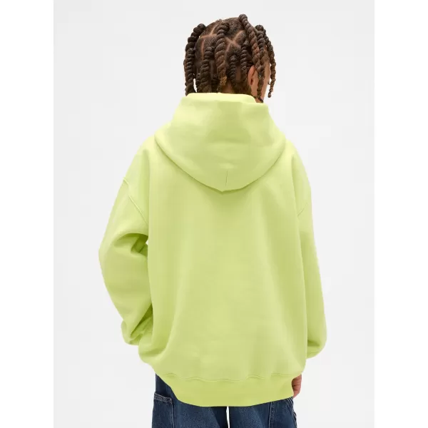  Detská mikina GAP RELAXED HOODIE PULLOVER 846224-02 LIMON 