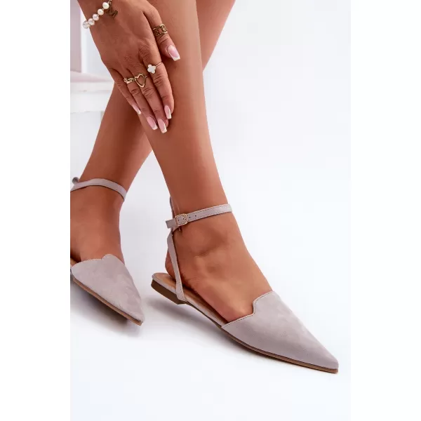  Dámske baleríny BOTO ELLESARA 32771 GREY 