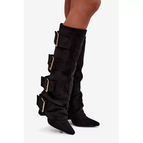  Dámske čižmy BOTO ISAVELLE 39162 BLACK 
