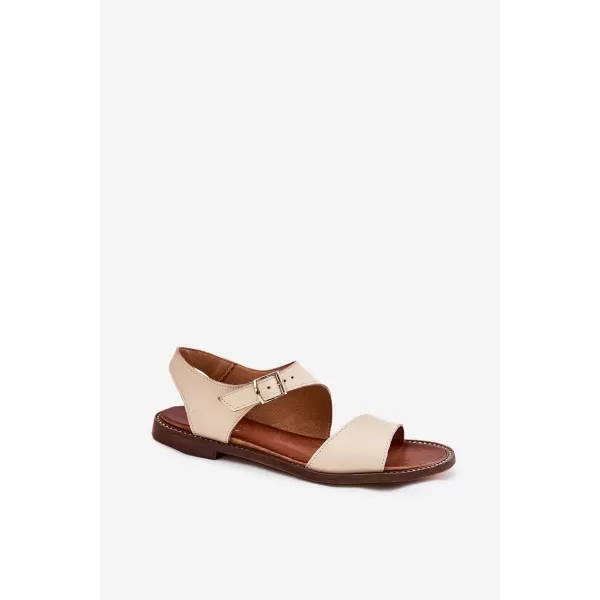  Dámske sandále ZAZOO 3014 BEIGE 