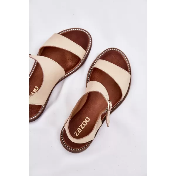  Dámske sandále ZAZOO 3014 BEIGE 