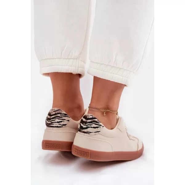  Dámske tenisky BIG STAR TT274358 BEIGE Big Star Shoes 