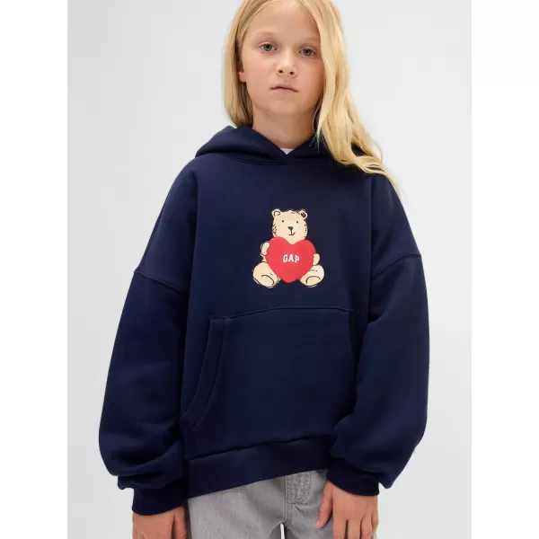  Detská mikina GAP LOGO HOODIE PULLOVER 847141-01 NAVY UNIFORM 