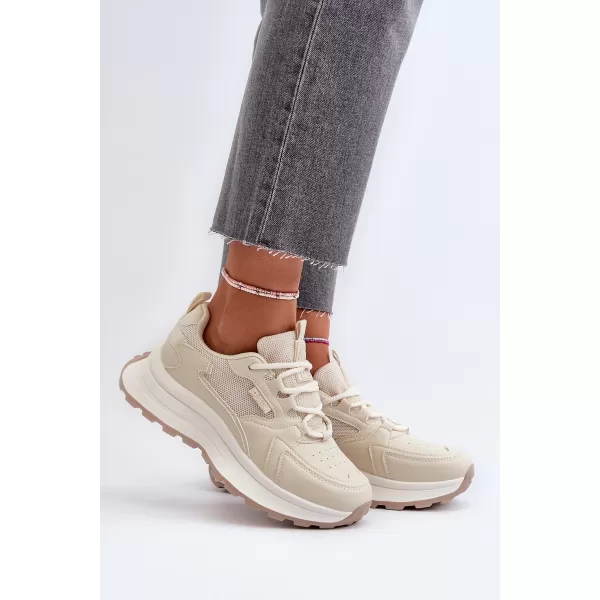  Dámske tenisky BIG STAR NN274A105 BEIGE Big Star Shoes 