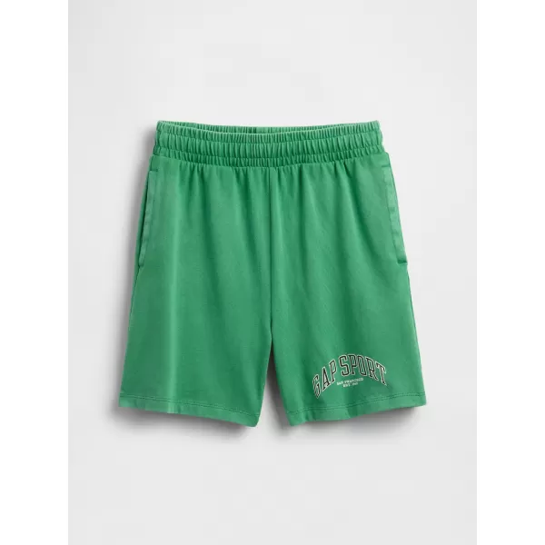  Detské kraťasy GAP LOGO SWEATSHORTS 782454-00 GALLANT GREEN 