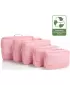 Kufor HEYS Ecotex Packing Cube 5 Pc Set PINK SAND