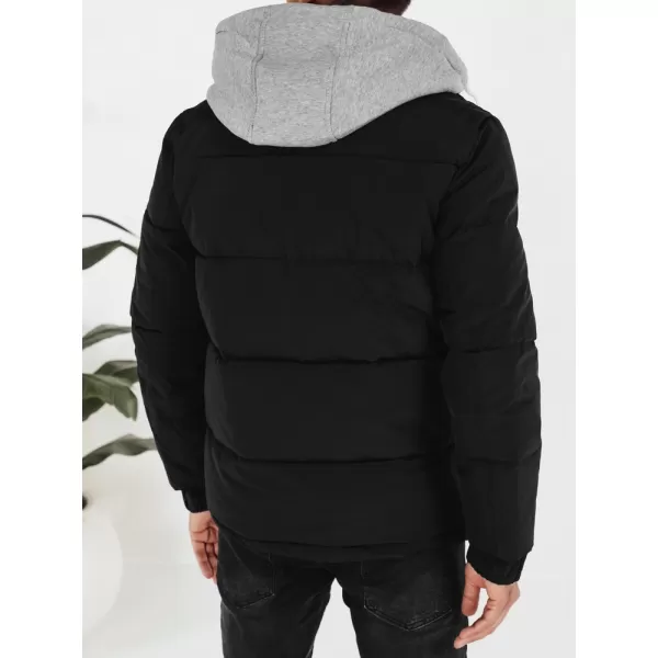  Pánska bunda DSTREET TX5104 ČIERNA 