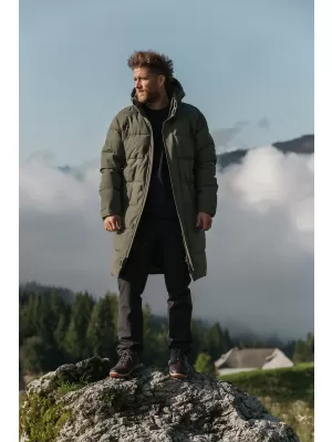 Pánsky zimný kabát NORDBLANC LOOM NBWJM8255 ARMÁDNA ZELENÁ