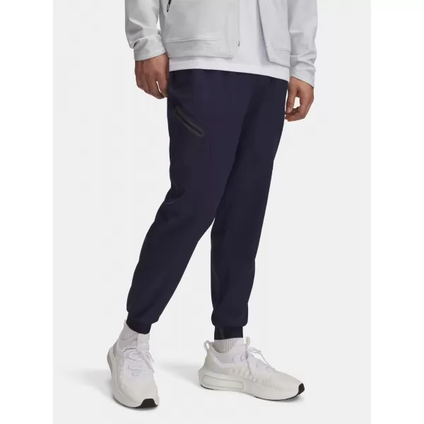  Pánske tepláky UNDER ARMOUR UA UNSTOPPABLE WOVEN JOGGER 1388823-410 MODRÁ 