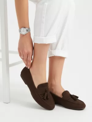 Dámske topánky DSTREET ZY1365 HNEDÁ